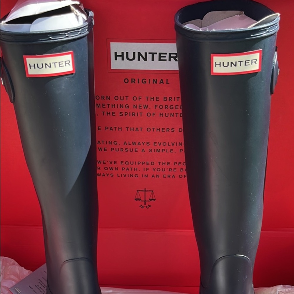 Hunter original rain boots sz 8